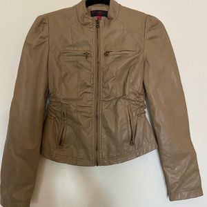 Juniors faux leather jacket